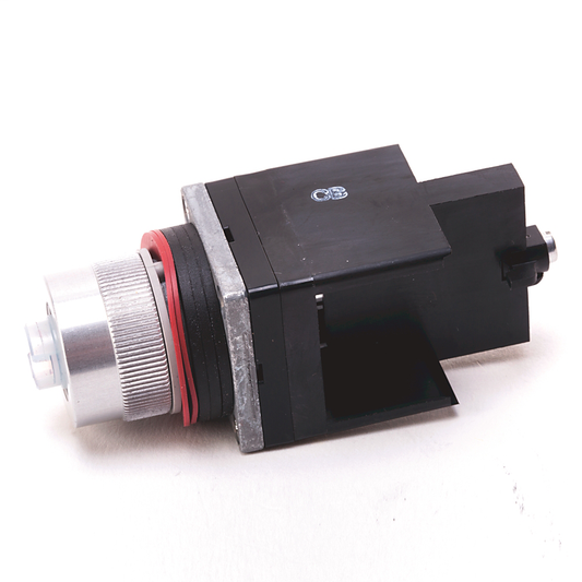 800MR-JX9B - Selector de 3 posiciones 800MR, sin iluminación, sin perilla, retorno por resorte desde ambos lados, leva B, sin contactos, terminales de clip