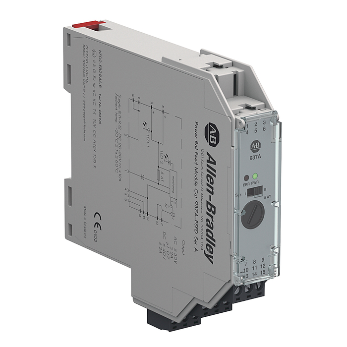 937A-PSFD - Power Feed Module for Power Rail System