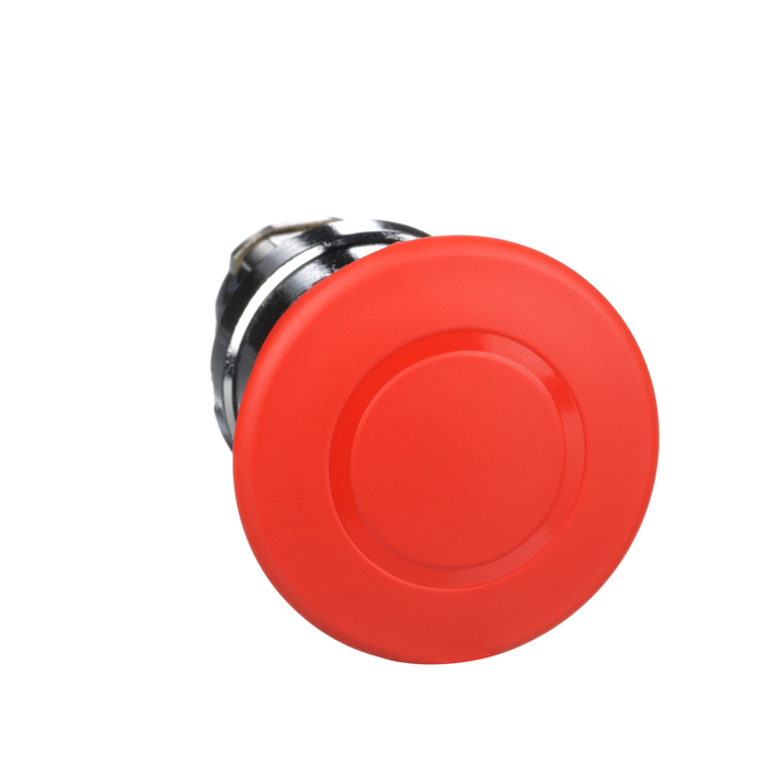 ZB4BT84 - Harmony, 22mm Push Button, emergency stop head, trigger and latching push pull, red, 40 mm mushroom, unmarked