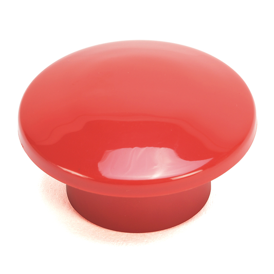 800T-N246R - 800T and 800H Accessories, 800T Non-Illum. Plastic Mushroom Cap, Red