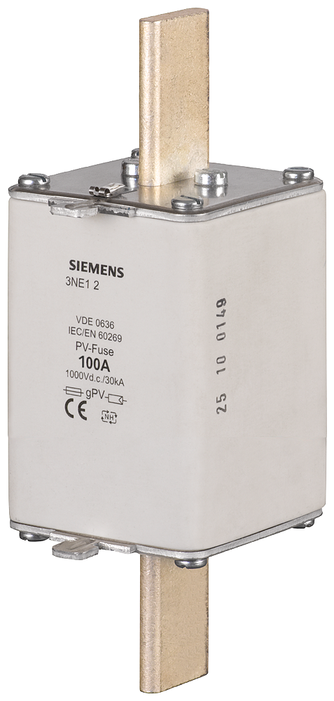 3NE1218-4 - FUSIBLE, PV, 63 A, 1000 V CC, GPV 1
