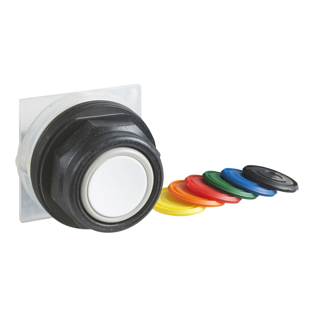 9001SKR1U - 30mm Push Button, Type SK, push button, full guard, universal