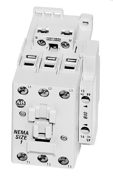 300-BOT930 - Contactor NEMA 300, tamaño NEMA 1, abierto, 240 V 50 Hz / 277 V 60 Hz, tripolar, 1 contacto auxiliar NA