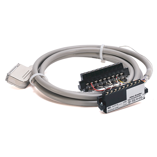 1492-ACAB025ED69 - Prewired Cable for 1769-IF8 (Diff. current) Analog input, 20 conductors, #22 AWG, shielded, w/Two 1769-RTBN18 connectors & AIFM 25-Pin D-shell connector, length 2.5 meter (8.2 feet)