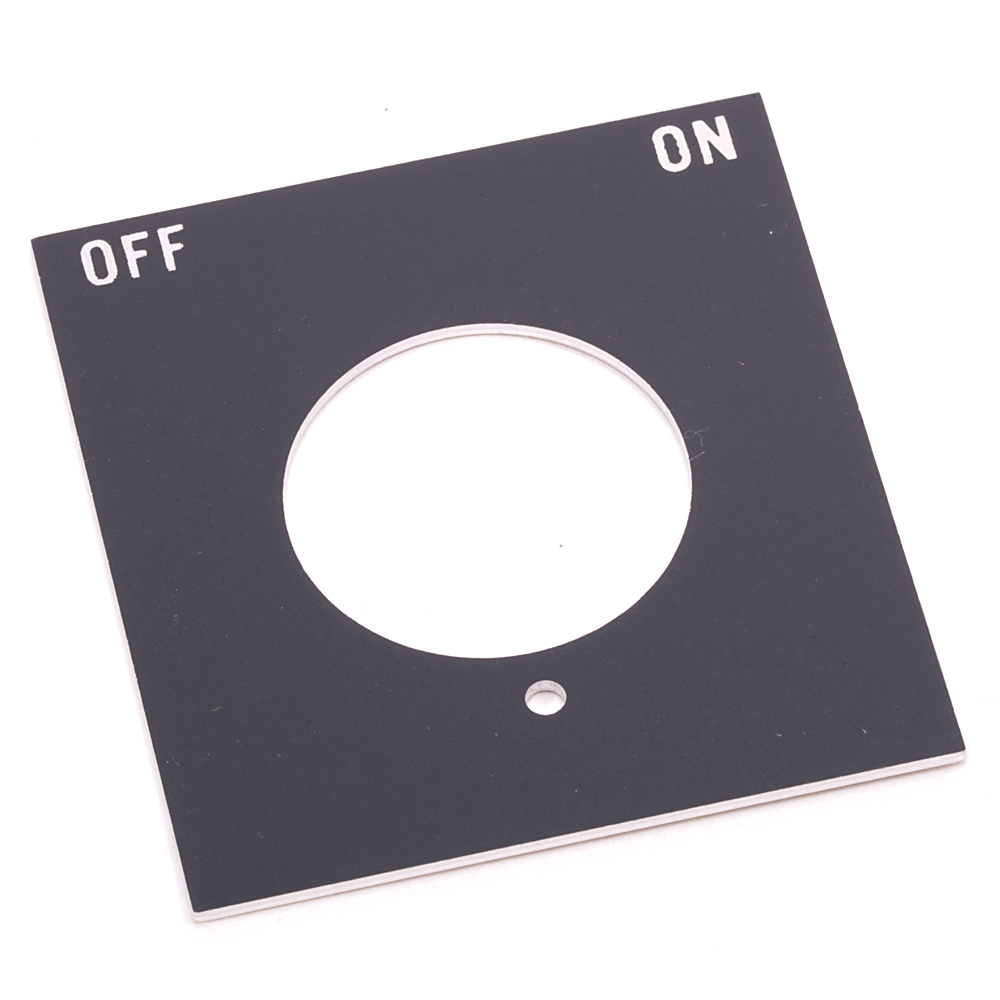 800H-Y29 - Accesorios para 800H 7 y 9, placas de leyenda para 800H 7 y 9, verticales, sin código de color, estándar, encendido/apagado