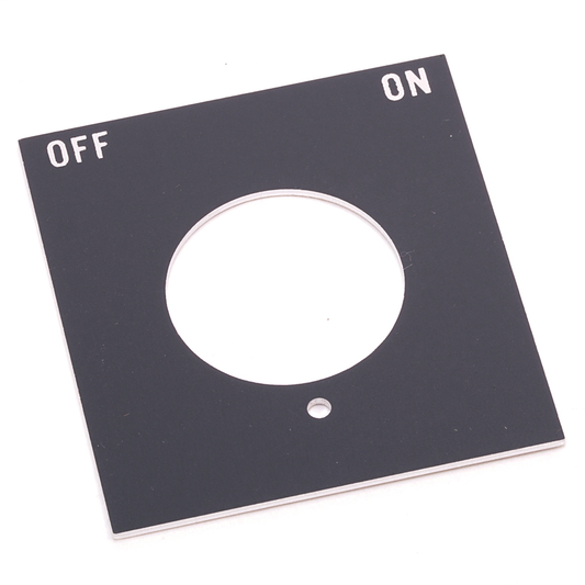 800H-Y29 - Accesorios para 800H 7 y 9, placas de leyenda para 800H 7 y 9, verticales, sin código de color, estándar, encendido/apagado