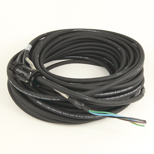 2090-CPWM6DF-16AA25 - Cable de alimentación, circuito M, plástico, cable D, 16 AWG, estándar, 25 m