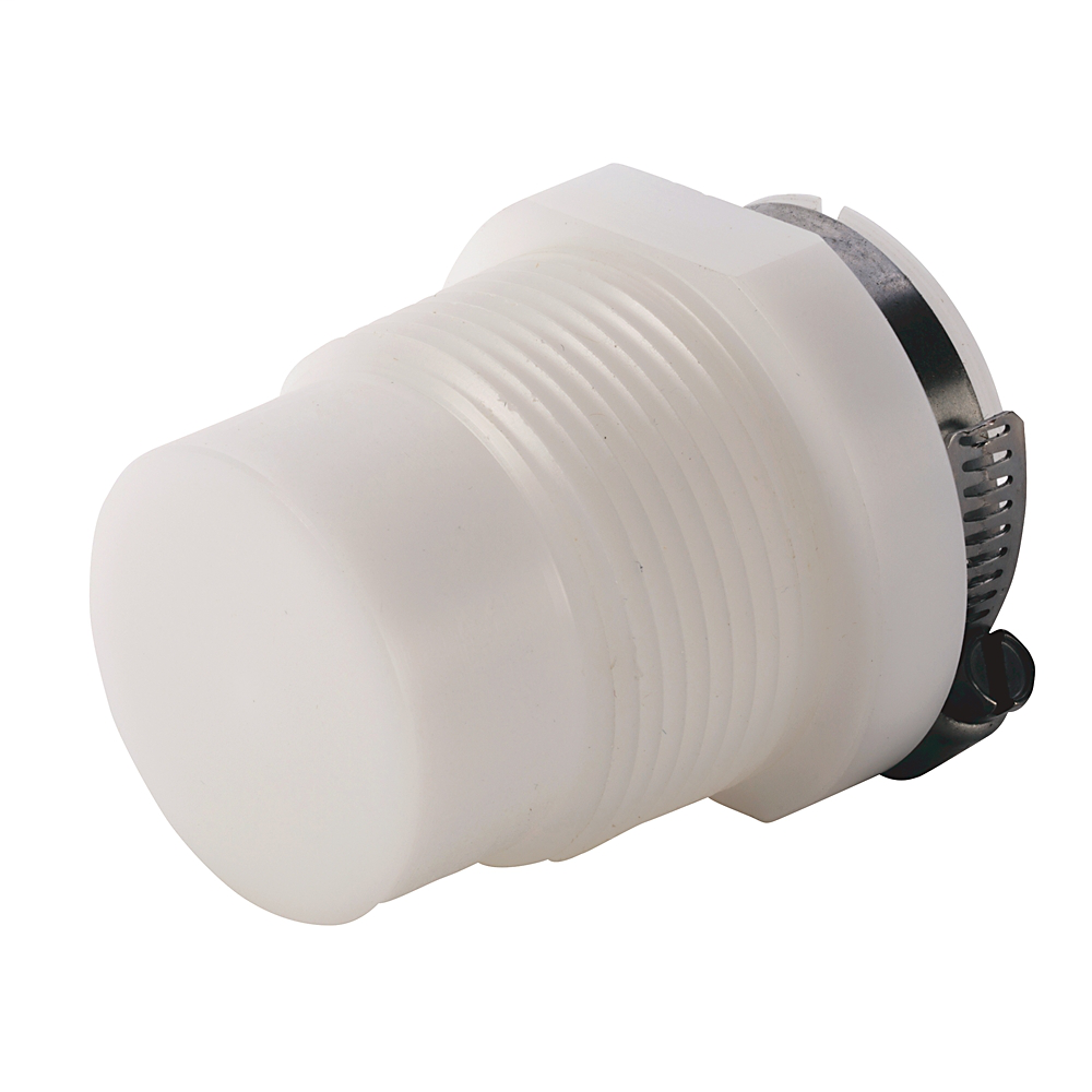 871A-WTD34 - Pozo de sensor de 34 mm, roscas externas, Delrin