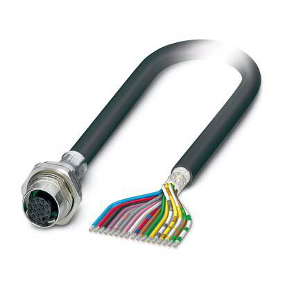 1239769 - SACCBP-FS-17CON-M16/1,0-PVCSCOX - Conector de dispositivo, montaje trasero