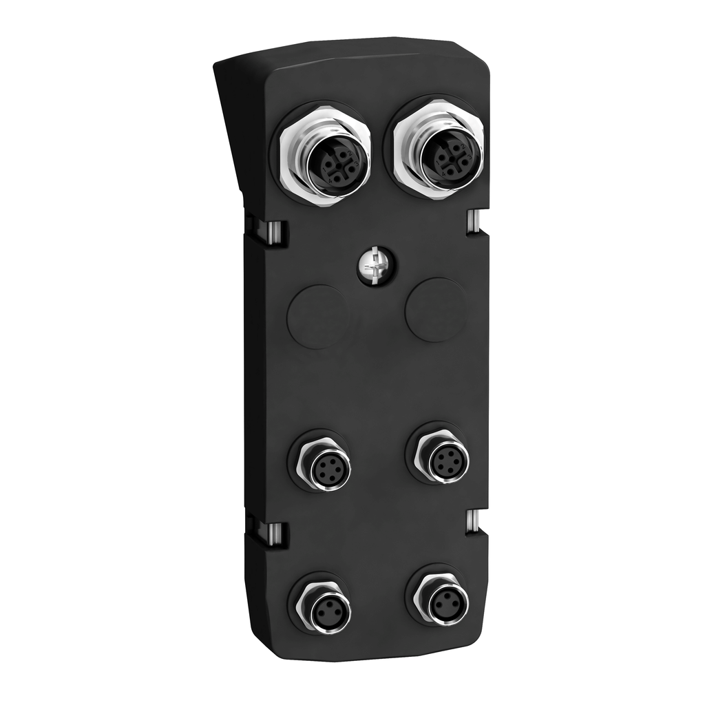 VW3M9117 - Módulo conector, Lexium 32i, ethernet m12; 4 entradas/2 salidas m8 fuente