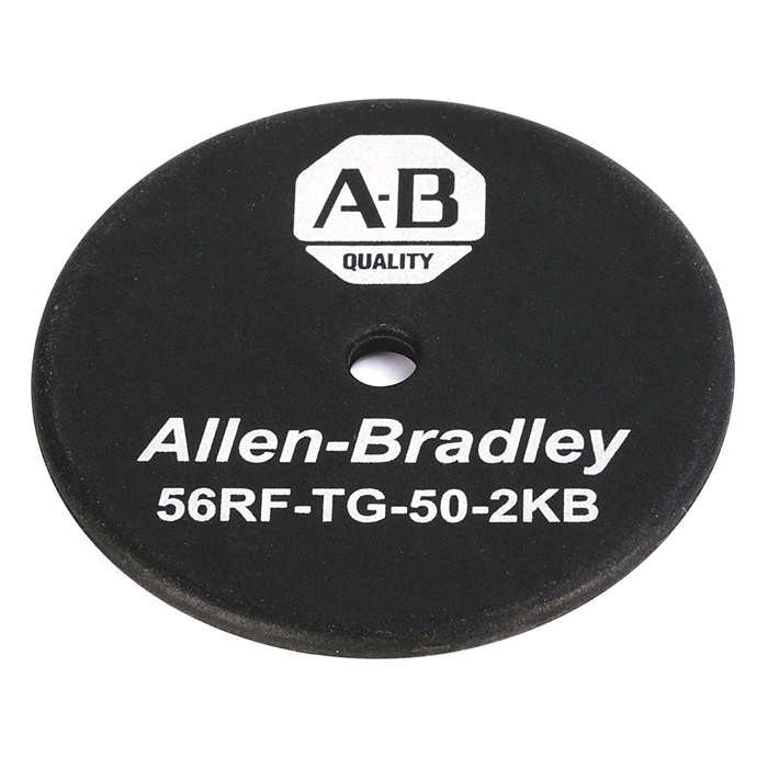 56RF, 57RF Radio Frequency Identification (RFID), 2K Byte Memory Size, Disc Tag, FRAM, 50 mm diameter (Qty. 25)